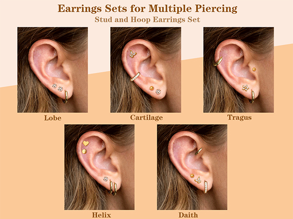 Surgical Steel Cartilage Earrings