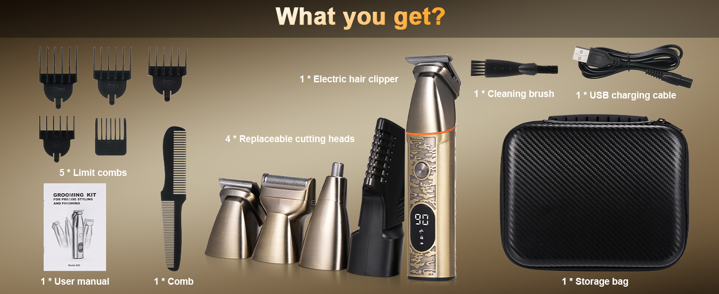 beard trimmer kit