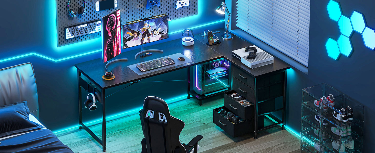 l shaped gaming desk
