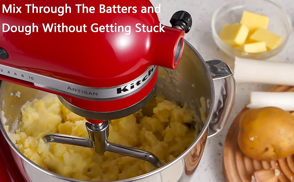 RAFBAR Beater Blade for Kitchenaid Mixer Tilthead 4.55.0