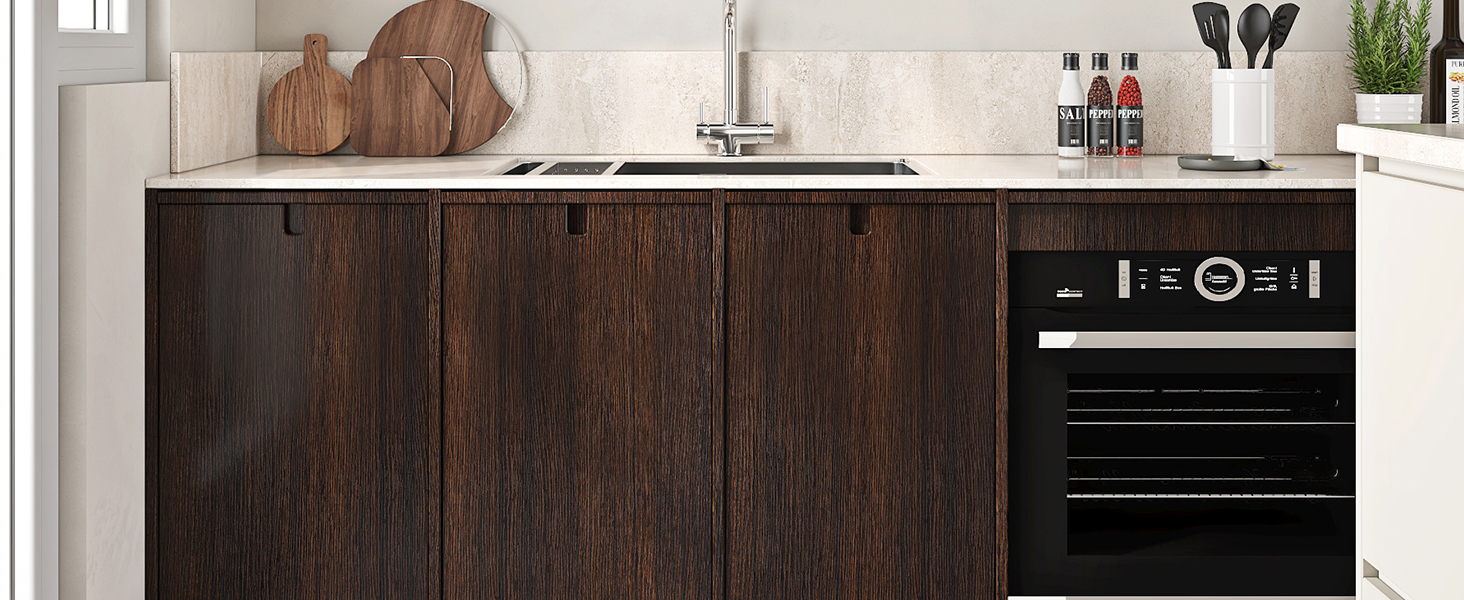 ReWallpaper Wood Wallpaper Dark Brown Wood Contact Paper Peel and Stick