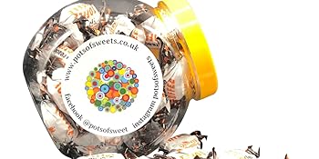 250g Cookie Jar of Walkers Individually Wrapped Treacle Dabs Toffees