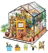 Rolife Dollhouse DIY Miniature Room Kit-Handmade Green House-Home Decoration-Miniature Model to B...