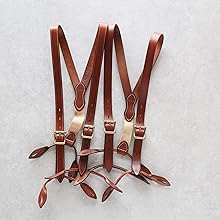 Amazon | [ヴァスコ] LEATHER SUSPENDER レザーサスペンダー