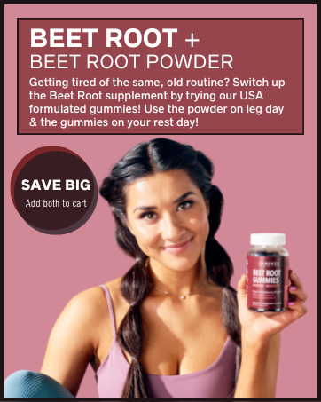 beet root powder workout relaxation energy powerful