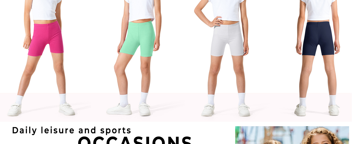girls bike shorts