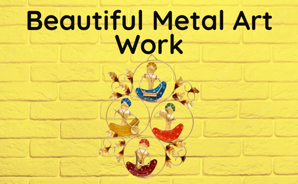 RSN Metal Wall Art Frame, Wall Hangings for Home Decoration, Wall