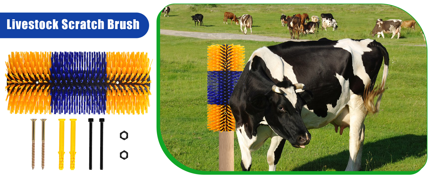 Livestock Scratching Brush