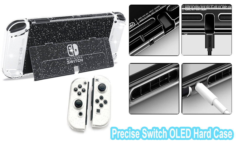 Switch OLED Case for Nintendo Switch OLED, Dockable Case for Switch OLD
