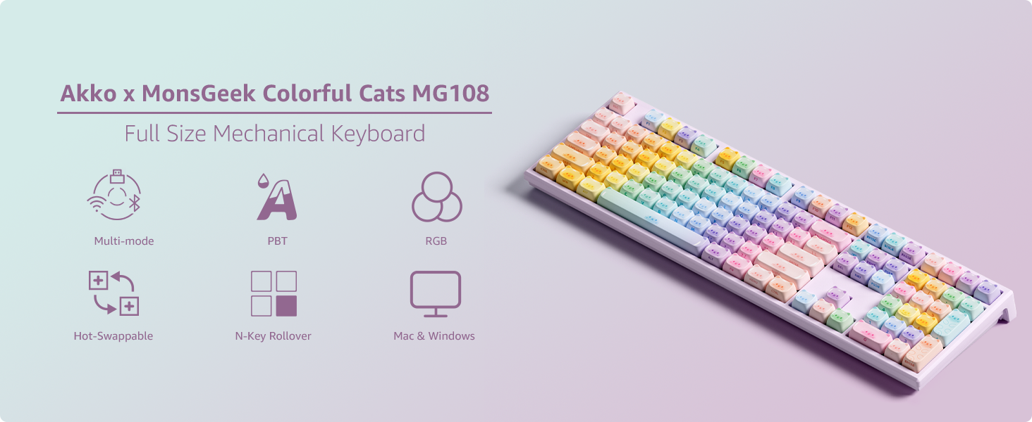 mg108 colorful cats