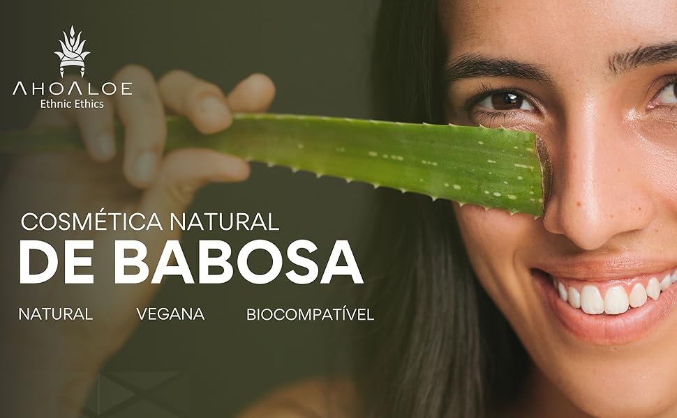 Ahoaloe cosméticos naturais de babosa