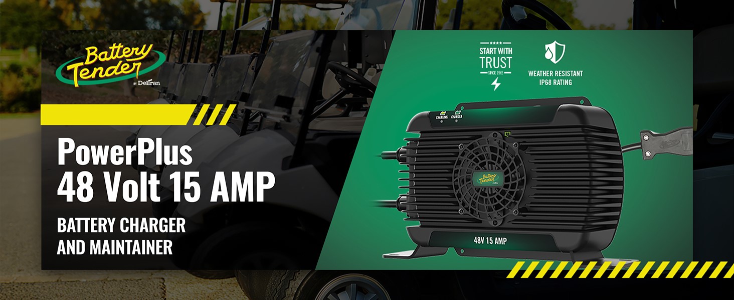 Battery Tender PowerPlus 48V, 15 AMP OnBoard Battery