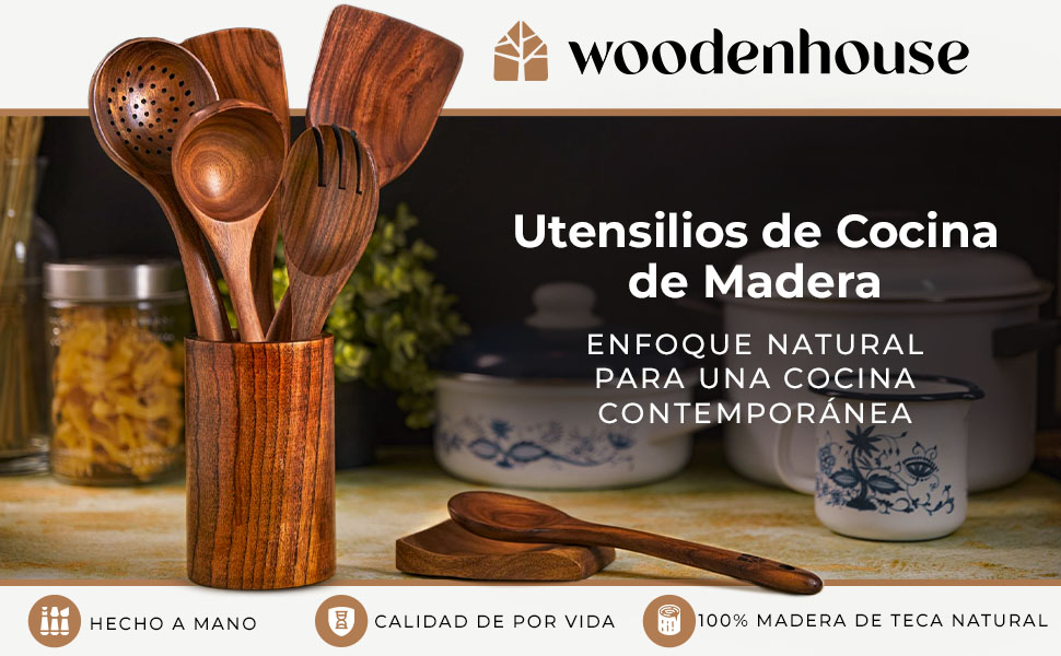 Utensilios de cocina de madera