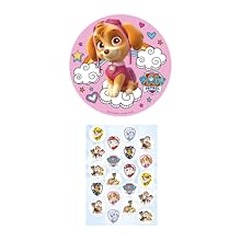 Paw Patrol Cake Topper Set Cake Topper Chase Skye Marshall Cake Decoration Pink