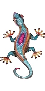 Metal Gecko Wall Decor