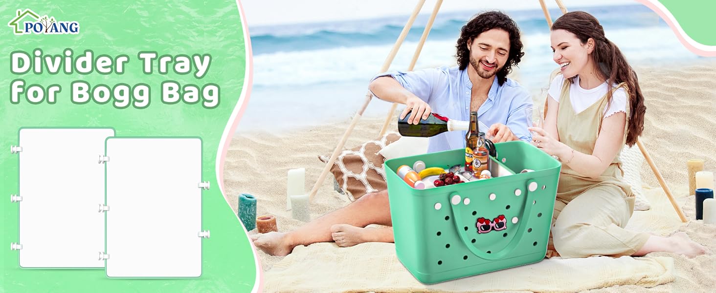 PoYang Divider Tray for Bogg Bag 2 Pack, Dividers for Bogg