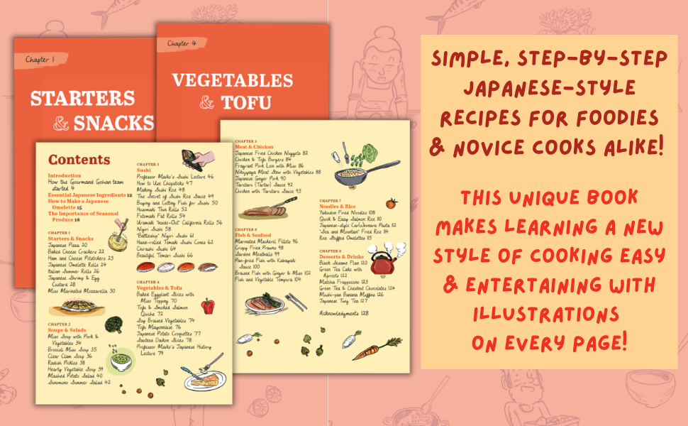 Japanese Cooking with Manga: 59 Easy Recipes Your Friends