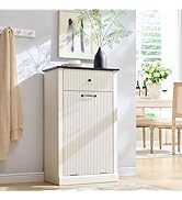 LFYT×GRINDLODGE PIGION TRASH natural Amazon.com: IFGET Modern Tilt-Out Trash Can Cabinet, 10 Gallon