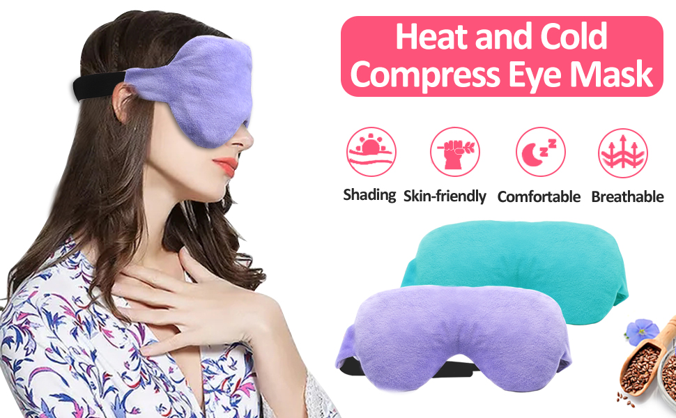Moist Heat and Cold Eye Compress for Dry Eyes Stye Puffy
