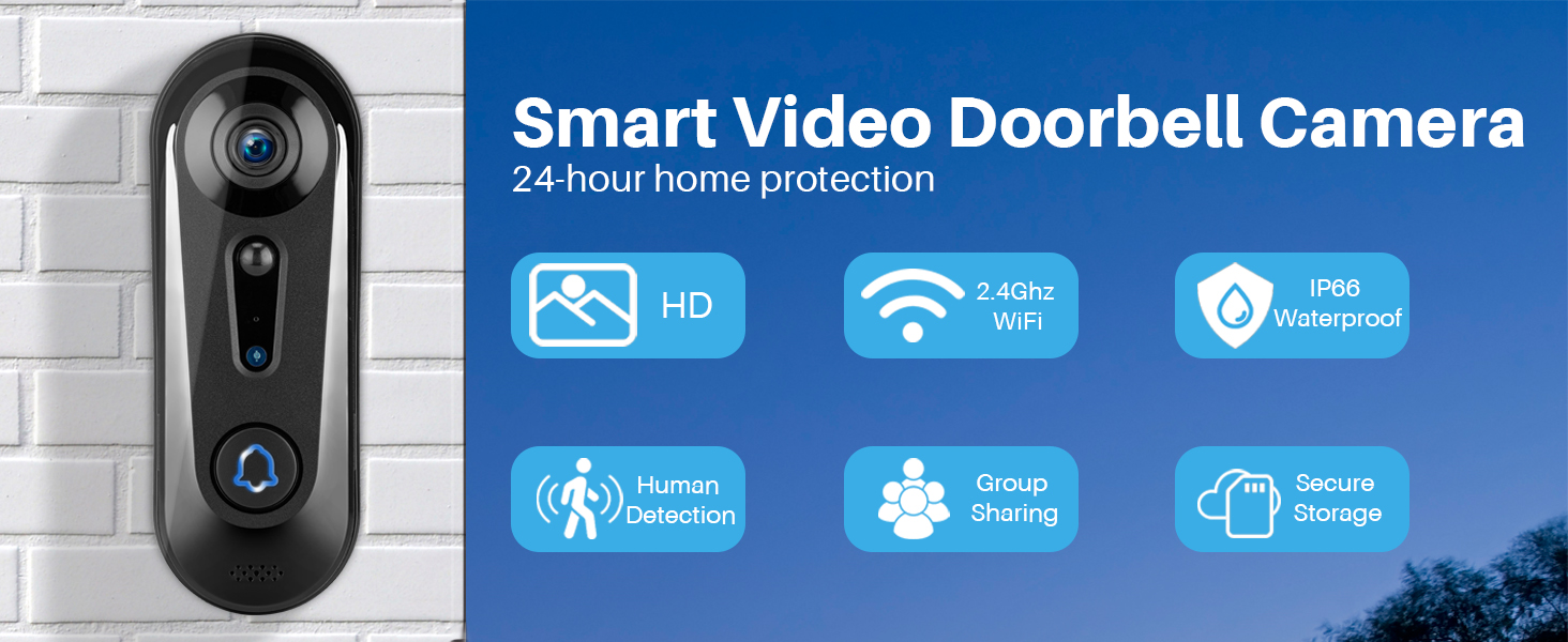smart video doorbell camera