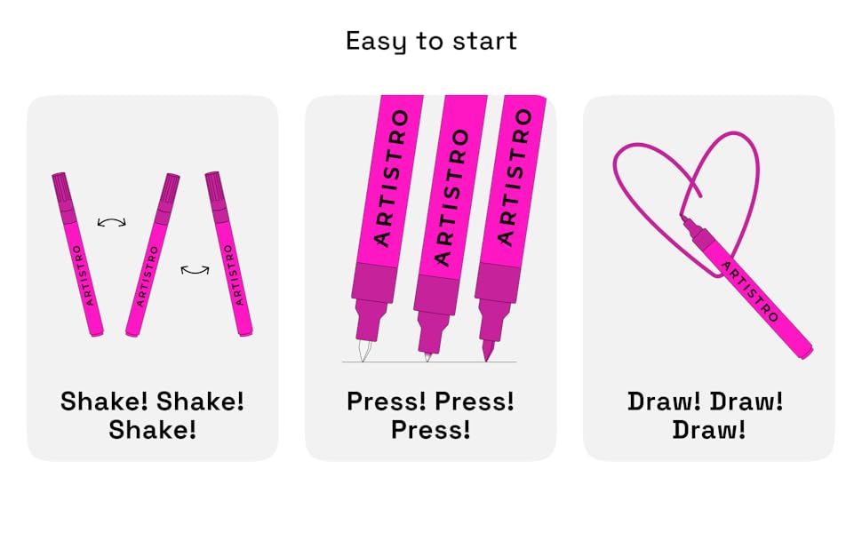 how to use acrylic paint pens, how to activate 