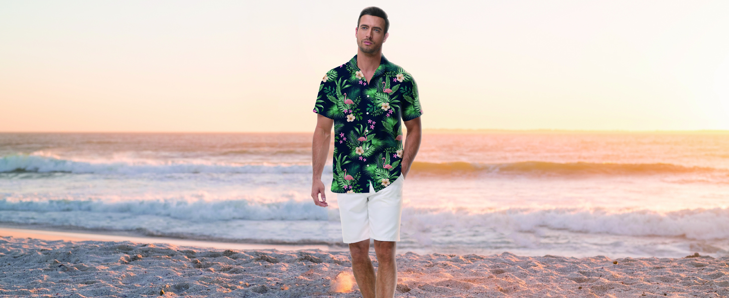 mens button up short sleeve shirt