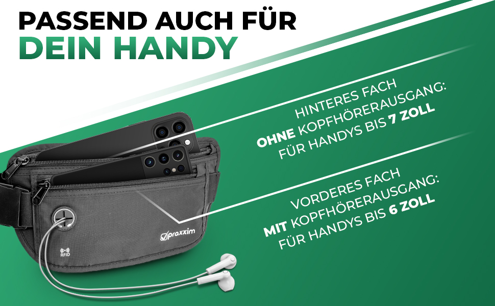 praxxim bauchtasche joggen herren damen laufgürtel lauftasche jogging laufen handy running bag sport