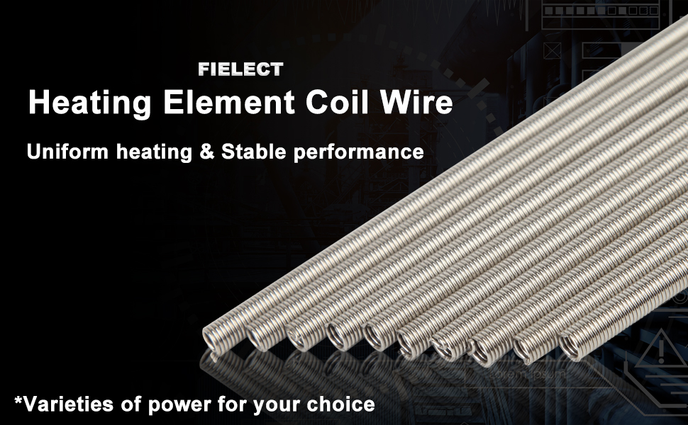 Fielect Heating Element Coil Wire 220V 3000W Resistance Wire Furnace