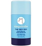 Megababe Daily Deodorant - The Geo Deo with Multi-Minerals | Aluminum-Free, All Natural | 2.6 oz