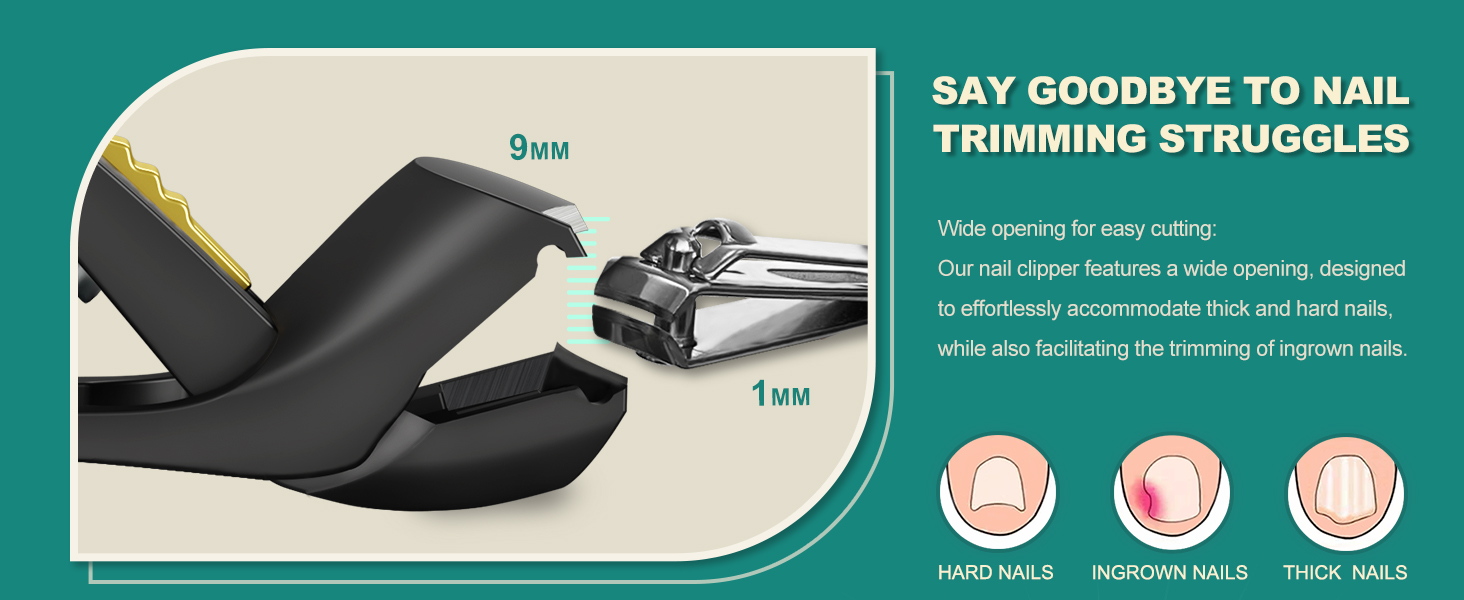 portable ultra sharp nail clippers nail clippers bulk nail grooming kit heavy duty toenail clippers