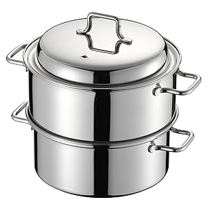 スチームポット Amazon｜オークス日本製 ステンレス 蒸し器 コンパクト スチーム