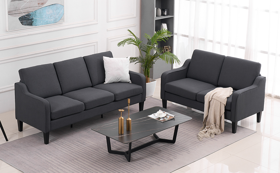 VINGLI MidCentury Modern Sofa,71" Sofa Couch for Living