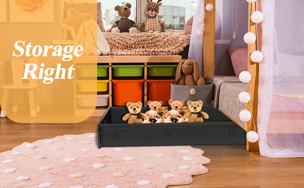 Under Bed Storage Box with Lid, Underbed Storage boxes, Under Bed