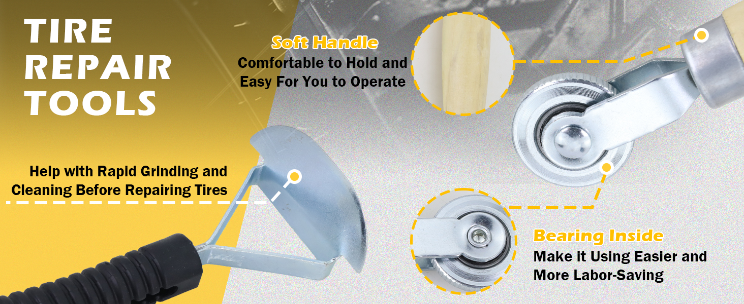 Air Tire Repair Kits, Wheel Polish Patch Tools