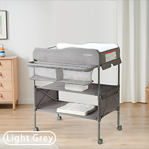 grey changing table dresser