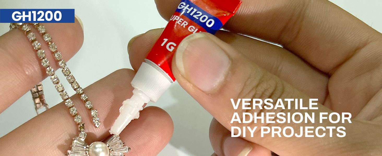 GH1200 Super Glue - 24 Tubes, Strong Adhesive -14