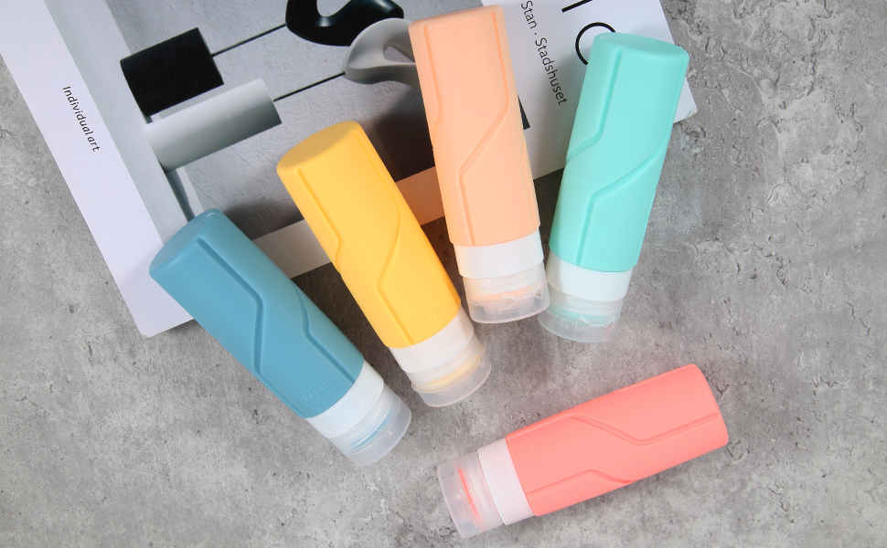 silicone travel bottles