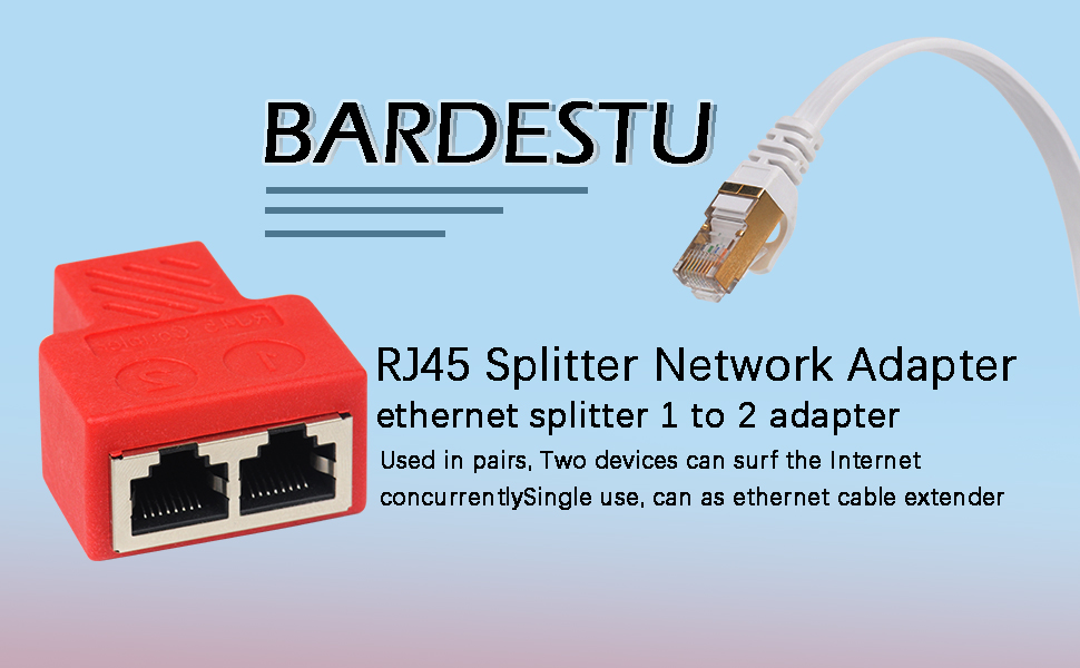 Splitter, BARDESTU Cable Splitter 1 to 2