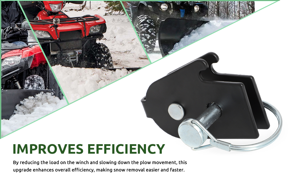 MOTOQUEEN 81630 Snow Plow Pulley Assembly ATV Plow Pulley