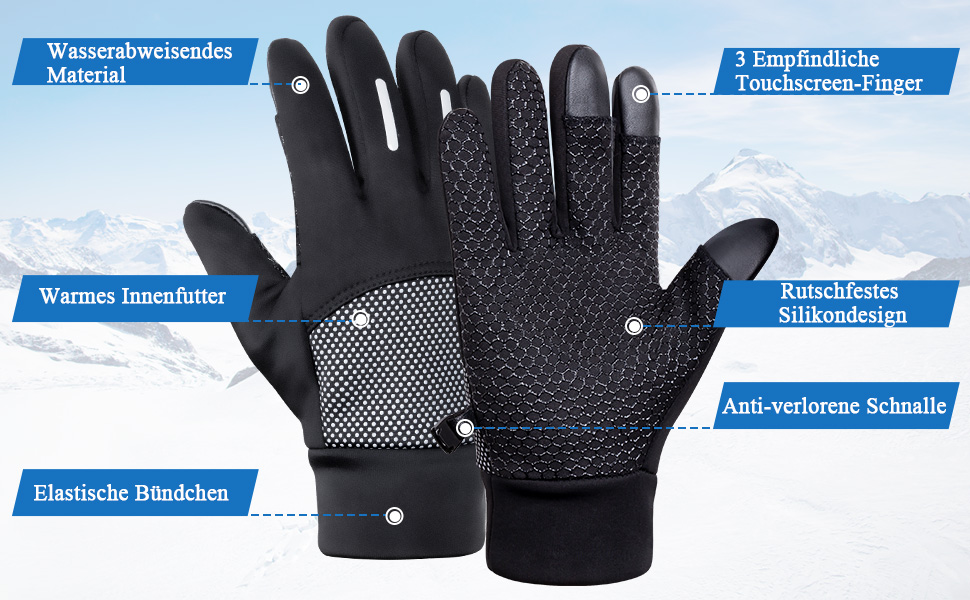 Becellen Fahrradhandschuhe Herren
