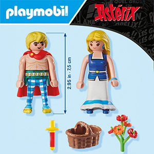 A+ 71544 PLAYMOBIL Asterix: Tragicomix et Falbala