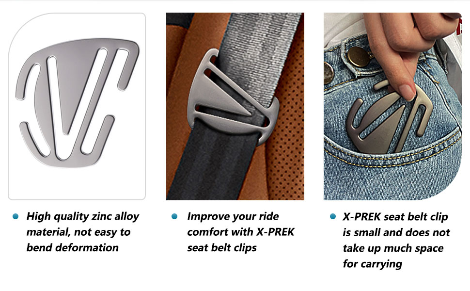 Upgraded Universal Seat Belt Clips,Make Driving More