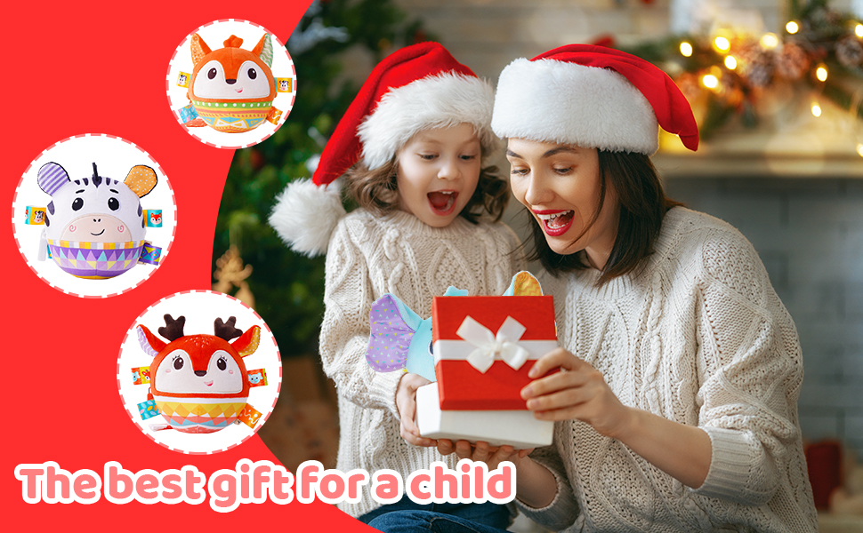 Sound & Touch Activated Musical Toy Move and Crawl Ball Toy 1 Year Old Birthday Gift