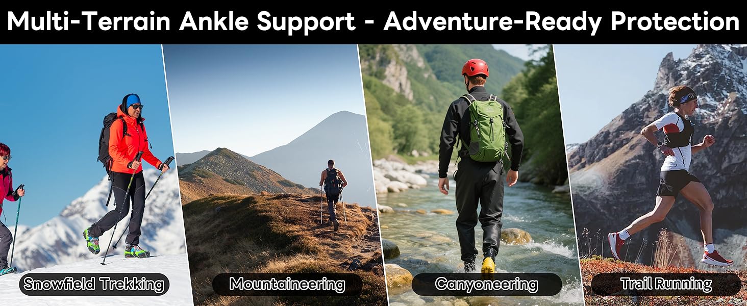 Multi-Terrain Ankle Support - Adventure-Ready Protection