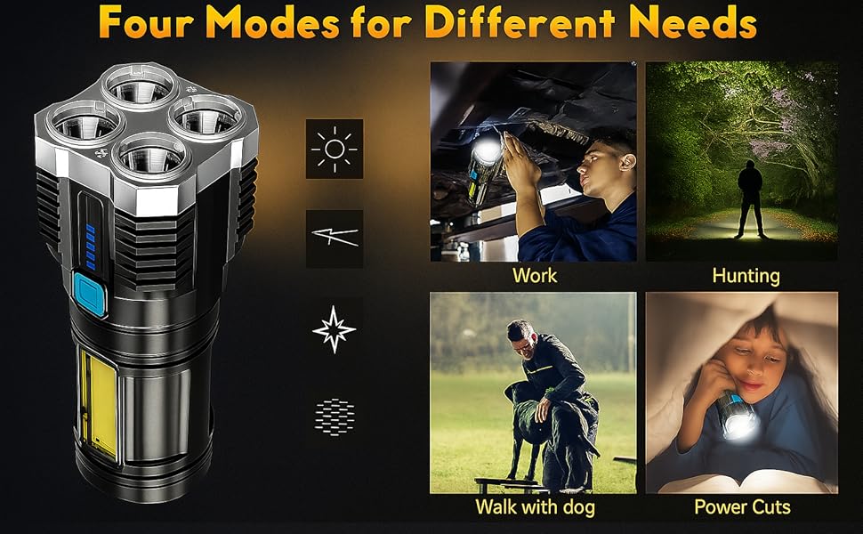 mergency torch rechargeable heavy torch light heavy torch 20km heavy torch