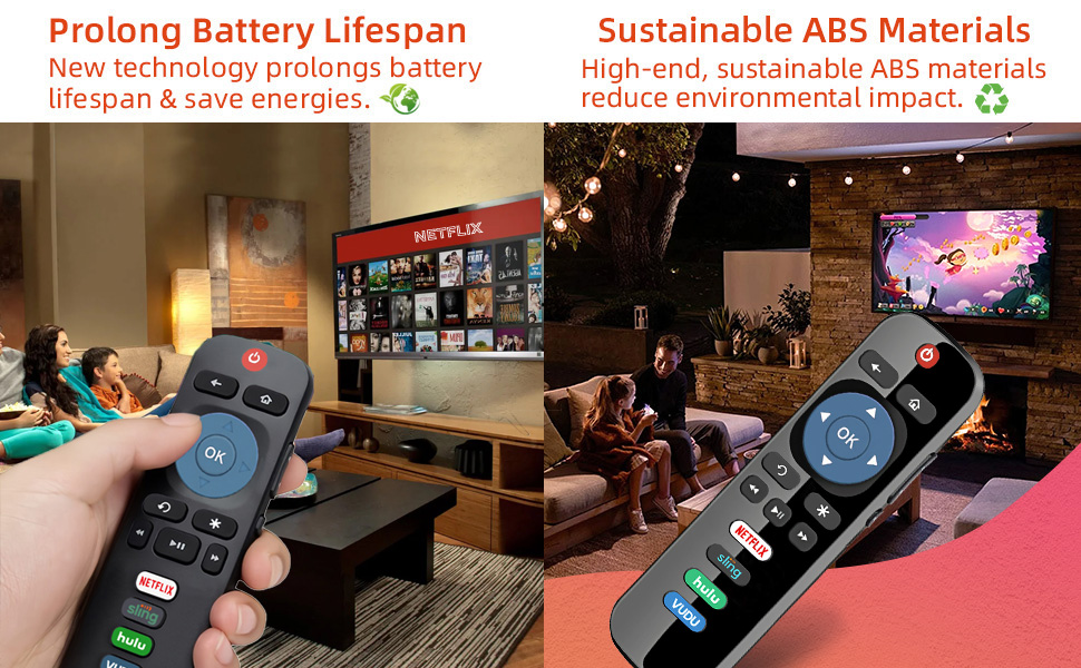 for ONN Roku, Hisense Roku Smart tv remote