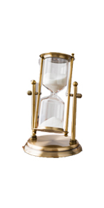 Amazon.com: Hourglass Timer, 15 Minutes Embossed Golden Hourglass Timer