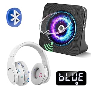 portable cd player with headphones