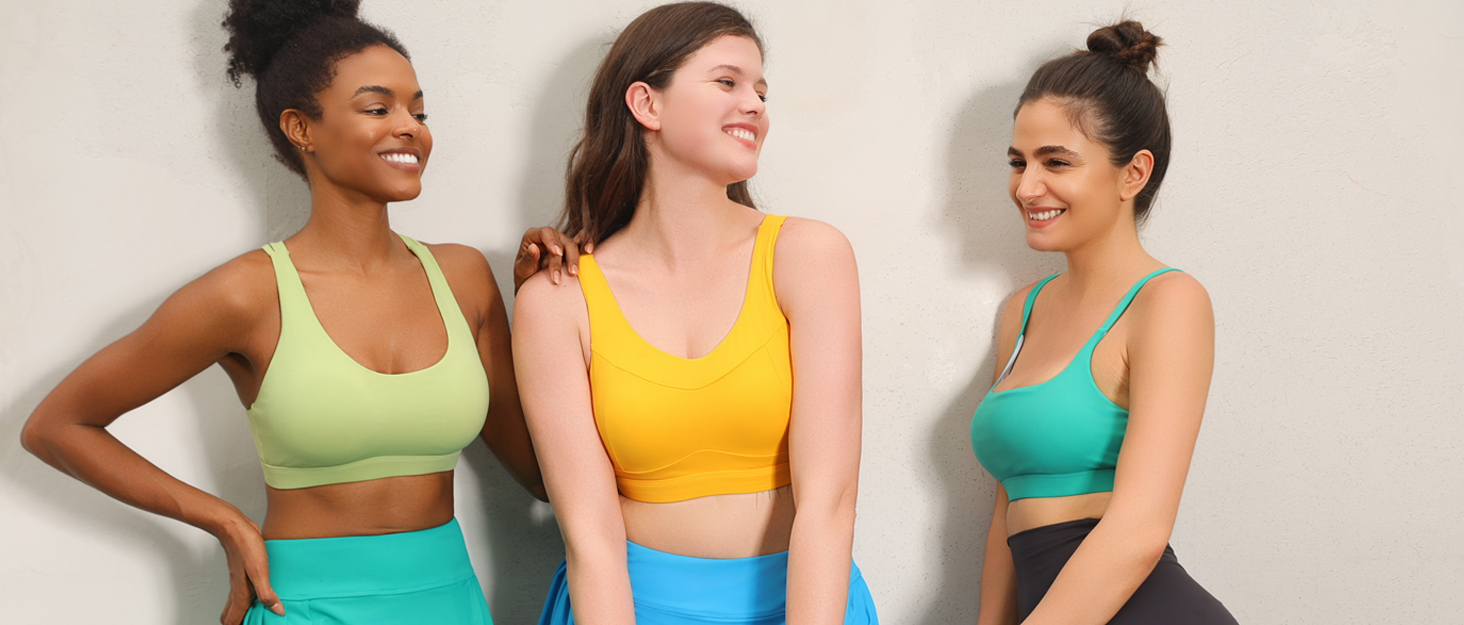 running girl sports bra