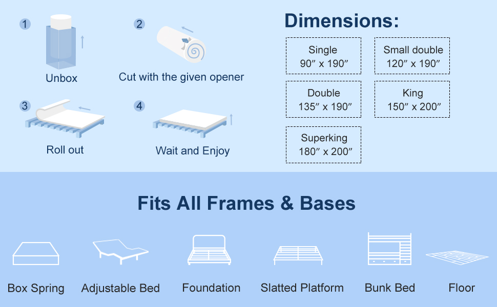 small double mattresses  memory foam mattress king size mattress